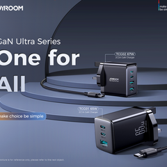 Cóc sạc Joyroom GaN Ultra TCG02 67W kèm dây sạc 100W C to C