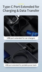 Đầu Chuyển USB Sang Type C tốc độ cao Baseus Ingenuity Series Mini OTG Gen2
