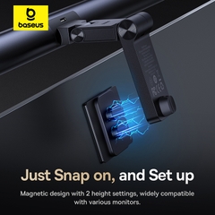 Đèn treo màn hình Baseus i-wok 3 Series Asymmetric Light Source Magnetic Screen Hanging Light (Ra > 95, i wok 3 Series)