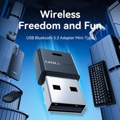 USB Bluetooth VENTION NAH (Bluetooth v5.3, Kết Nối Cùng Lúc 5 Thiết Bị, 24bit/192kHz)