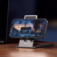 Giá Đỡ Điện Thoại Và Máy Tính Bảng Xếp Gọn Baseus Foldable Metal Desktop Holder