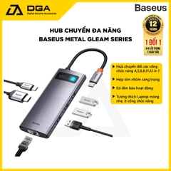 Hub chuyển đổi đa năng Baseus Metal Gleam Series Multifunctional Docking Station