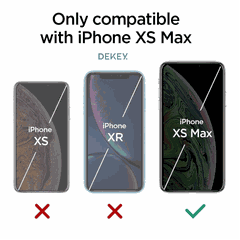 Kính cường lực Dekey 3D Master Glass Luxury iPhone XS Max