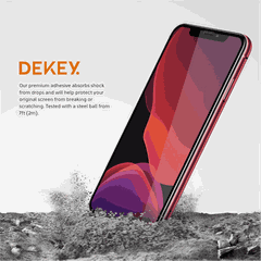 Kính cường lực Dekey 3D Master Glass Luxury iPhone 11 Series