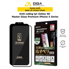 Kính cường lực Dekey 3D Master Glass Premium iPhone X Series