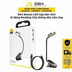 Đèn LED kẹp bàn Baseus Comfort Reading Mini Clip Lamp không dây cảm ứng