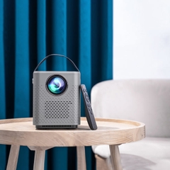 Máy chiếu mini HAVIT PJ205 PRO ánh sáng 8000 + 200 ANSI lumens độ phân giải 4K , screen size 35-158inch