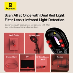 Máy Dò Hồng Ngoại Phát Hiện Camera Baseus Heyo Series II Camera Detector