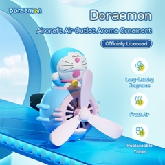 Máy Khuếch Tán Tinh Dầu Gắn Cửa Gió Xe Hơi ROCK SPACE Doraemon Aircraft Air Outlet Aroma Diffuser (Doraemon Authentic Licensed)