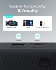 Pin Sạc Dự Phòng Baseus Airpow Lite Power Bank 10000mAh 15W (With Simple Series Data Cable USB to Type-C 30cm)