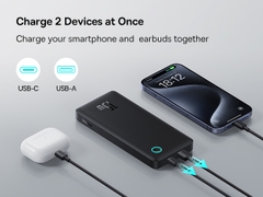 Pin Sạc Dự Phòng Baseus Airpow Lite Power Bank 10000mAh 15W (With Simple Series Data Cable USB to Type-C 30cm)