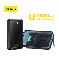 Sạc Dự Phòng Không Dây 10000mAh 20W Baseus Magnetic Bracket Wireless Fast Charge Power Bank