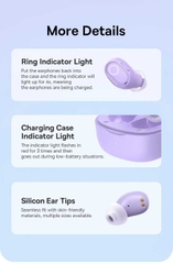 Tai Nghe Không Dây Bluetooth Baseus Bowie WM02 True Wireless Earphones