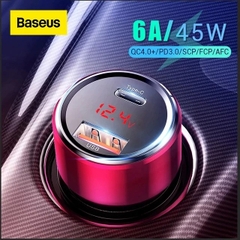 Tẩu sạc nhanh 45W màn hình hiển thị dùng cho xe hơi Baseus Magic Series Quick Charge