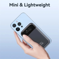 Pin Dự Phòng sạc nhanh USAMS CD221 PB74 10000mAh 33W có màn hình hiển thị dùng cho điện thoại iPhone, Samsung, Xiaomi