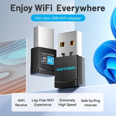 USB Wi-Fi Băng tần kép VENTION KDSB0 (2.4Ghz/5GHz)