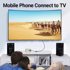 Bộ chuyển đổi Type C to HDMI Vention TDCBB (Round Cable)