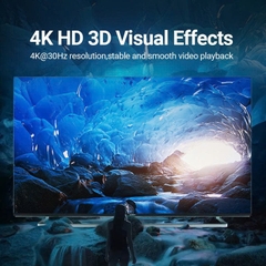 Bộ chuyển đổi Type C to HDMI Vention TDCBB (Round Cable)