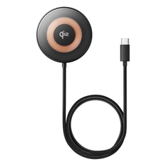 Đế Sạc Không Dây Baseus Simple Mini4 Magnetic Wireless Charger Qi2 15W (Magnetic Wireless Smart Charger Dùng Cho iPhone 12 13 14 15 Series Airpods 3 Android)