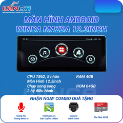 Màn Hình DVD Android Ô Tô Winca Mazda S300+ 12.3 Inch