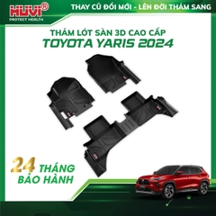 Thảm hút Toyota Yaris Cross 2024 (Bản Xăng) - Tràn viền bậc cửa