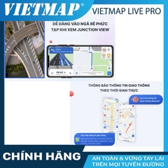 Vietmap Live Pro Chính Hãng 1 - 2 Năm Bản Quyền VietMap