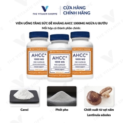 Thực phẩm bảo vệ sức khỏe AHCC 1000 MG