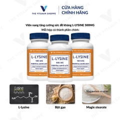Thực phẩm bảo vệ sức khỏe L-LYSINE 500MG