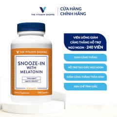 Thực phẩm bảo vệ sức khỏe SNOOZE-IN WITH MELATONIN