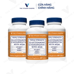 Thực phẩm bảo vệ sức khỏe TRIPLE STRENGTH GLUCOSAMINE CHONDROITIN WITH MSM