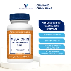 Thực phẩm bảo vệ sức khỏe MELATONIN SUSTAINED RELEASE 3 MG