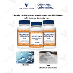 Thực phẩm bảo vệ sức khỏe MELATONIN SUSTAINED RELEASE 3 MG