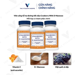 Thực phẩm bảo vệ sức khỏe CRANBERRY WITH D-MANNOSE