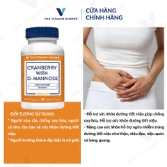 Thực phẩm bảo vệ sức khỏe CRANBERRY WITH D-MANNOSE