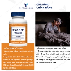 Thực phẩm bảo vệ sức khỏe SNOOZE RIGHT