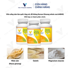 Thực phẩm bảo vệ sức khỏe KOREAN GINSENG