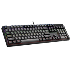 Bàn phím cơ gaming KENOO ESPORT EK104  - Màu đen và xám - Brown switch