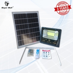 100W-Đèn Pha Năng Lượng Mặt Trời 100W Hợp Kim Nhôm