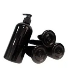 Chai nhựa PET đen đựng dầu gội chất lượng cao