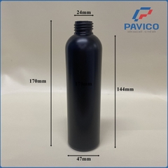 Chai nhựa HDPE 100ML-250ML TRẮNG ĐEN