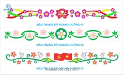 Trang trí hoa văn led đường phố