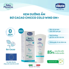 Kem dưỡng ẩm Bơ Cacao Chicco Cold Wind 0M+ 50ml