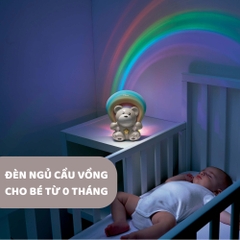 Đèn ngủ phát nhạc gấu cầu vồng Chicco