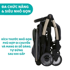 Xe đẩy Chicco Goody Plus City Map Re_lux Gấp gọn tự động 1 chạm - 1 giây