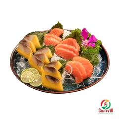 [Sashimi] Cá Hồi Cá Trích Ép Trứng