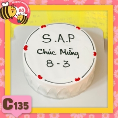 Bánh kem 8/3 quà tặng quốc tế phụ nữ C135