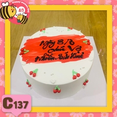 Bánh kem 8/3 quà tặng quốc tế phụ nữ C137