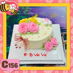 Bánh kem 8/3 quà tặng quốc tế phụ nữ C156