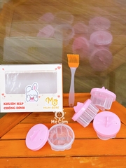 Bộ khuôn bánh 4 hình kèm cọ hình con vật