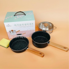 Bộ nồi, chảo, xửng hấp Fashion